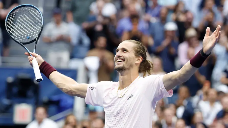 Alexander Zverev gewinnt die US Open