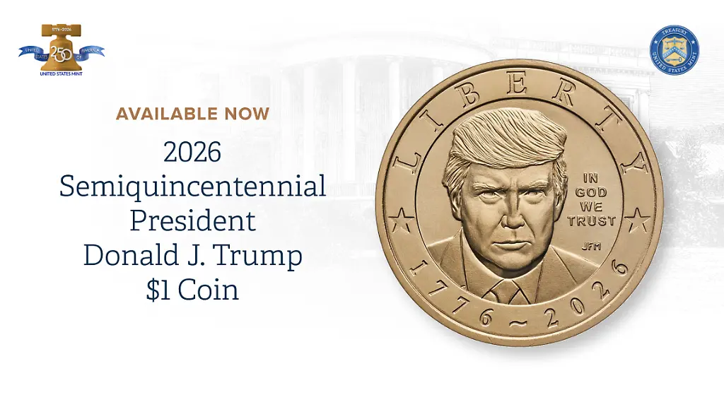 Goldener Trump-Dollar als umstrittenes Zahlungsmittel