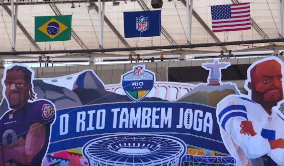Ungewöhnliche Choreografie bei NFL-Spiel in Rio