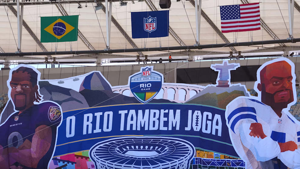Ungewöhnliche Choreografie bei NFL-Spiel in Rio