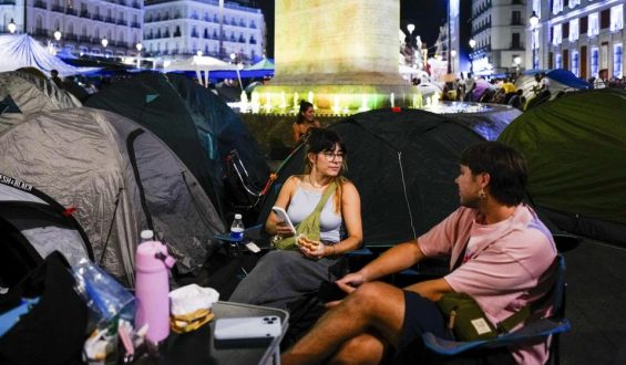 Proteste gegen Wohnungskrise in Spanien