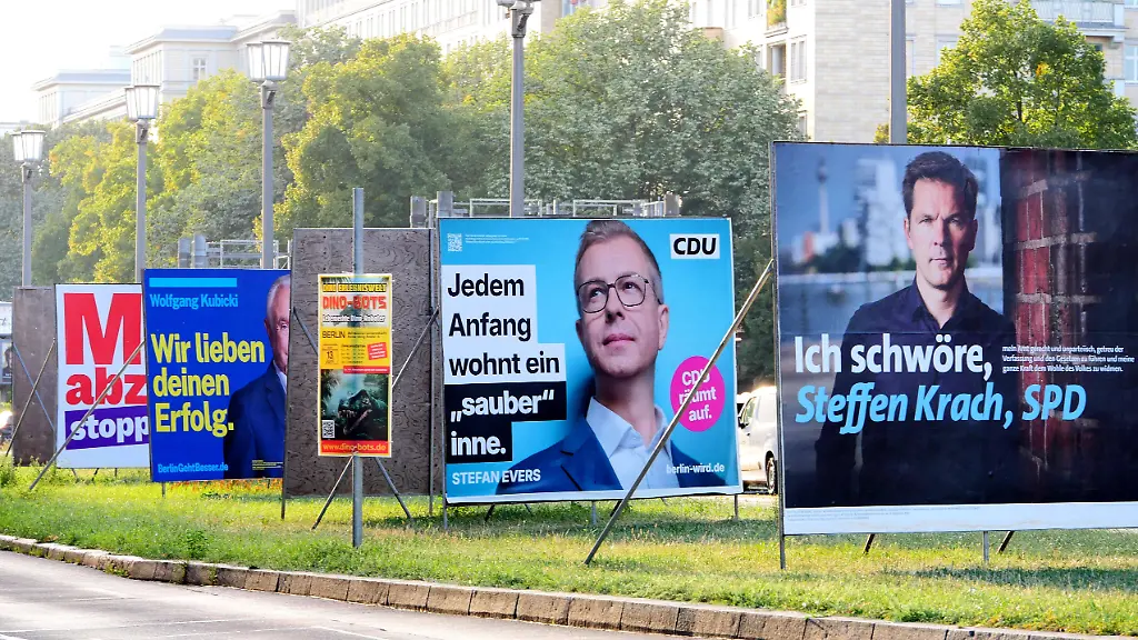 Berlin: CDU überholt Linke in Umfragen vor Abgeordnetenhauswahl