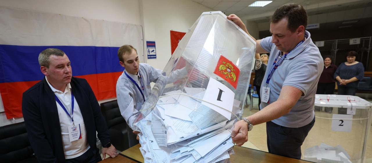 Duma-Wahl in Russland: Kreml-Partei erzielt historisches Ergebnis