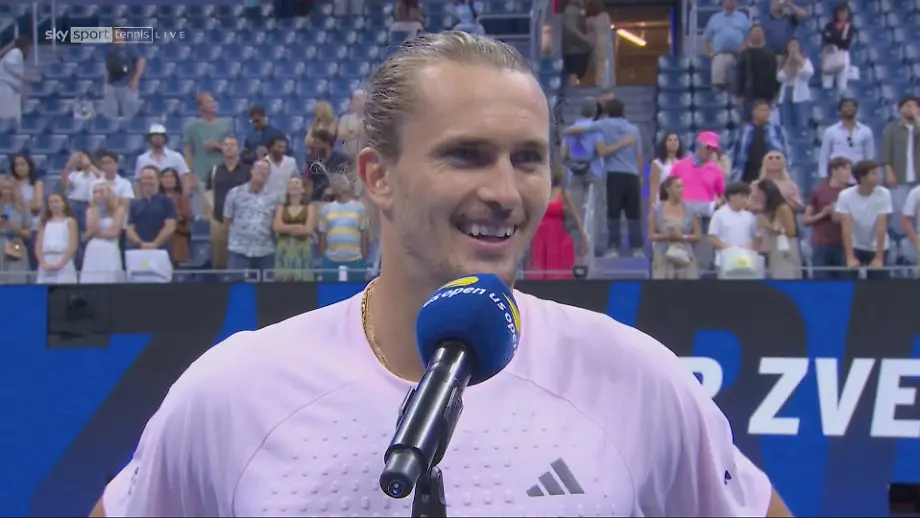 Zverev zeigt Stärke und Humor bei den US Open