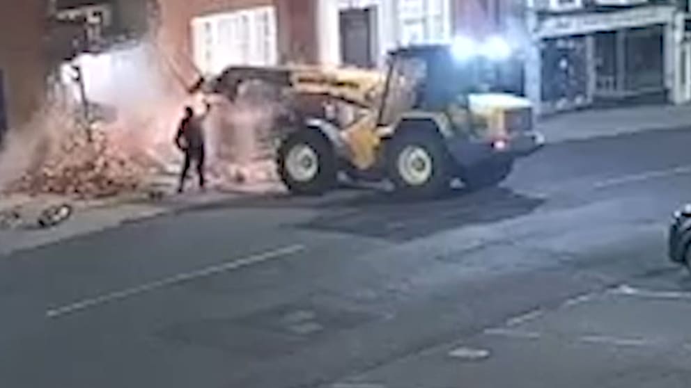 Kühnster Diebstahl in England mit Gabelstapler