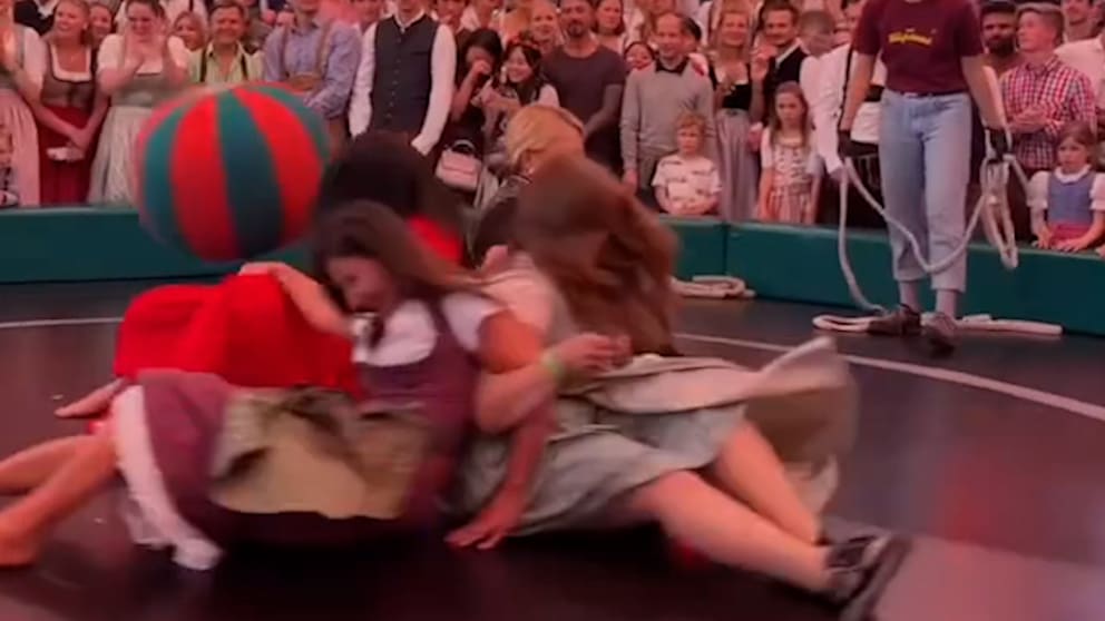 Grüne Politikerin Ricarda Lang auf dem Oktoberfest