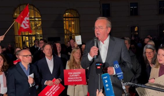 SPD Protestmarsch gegen AfD