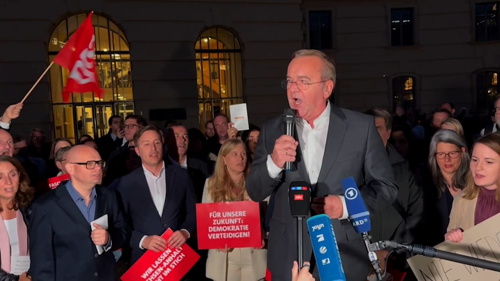 SPD Protestmarsch gegen AfD