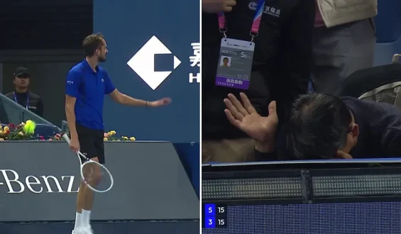 Medwedew disqualifiziert nach Zuschauerzwischenfall im Halbfinale gegen Djokovic