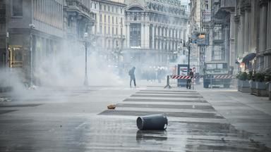 Ausschreitungen und Proteste in Italien und Europa