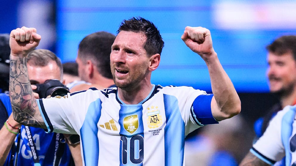 Lionel Messis Karriere bei Argentinien in Bildern