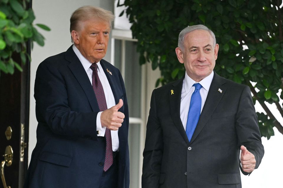 Trump und Netanyahu im Weißen Haus im September 2025