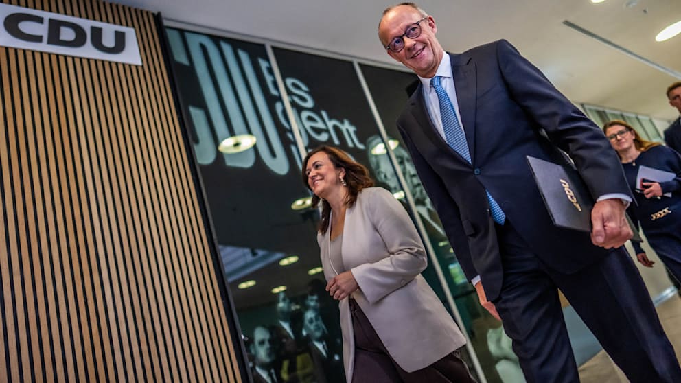Kanzler Merz und CDU-Generalsekretärin äußern sich zu SPD-Kritik