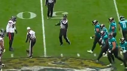Schiedsrichter Zusammenbruch beim NFL-London-Spiel
