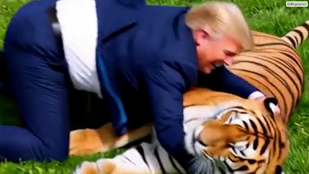 Trump und der Tiger: Kontroverse um ein Video