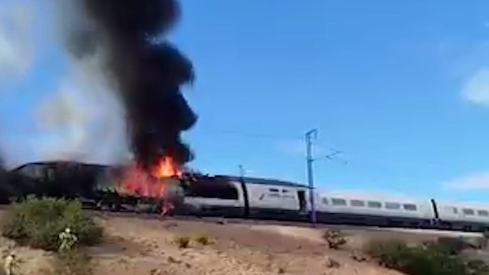 Hochgeschwindigkeitszug Madrid–Barcelona: Bahnbrand löst Verkehrschaos aus