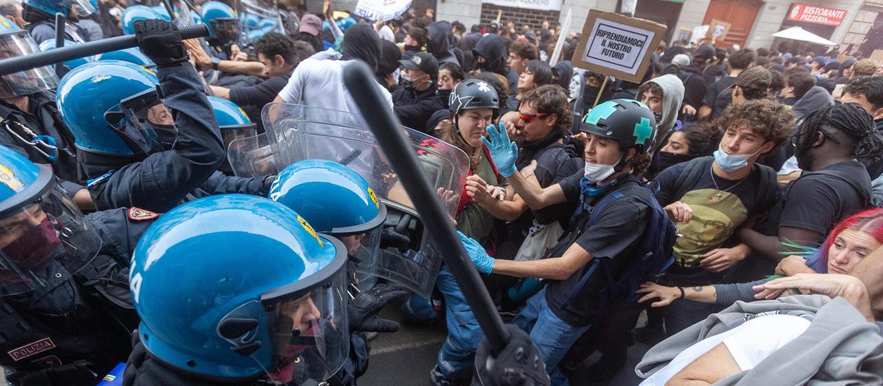 Demonstrationen gegen hohe Preise in Italien und Europa