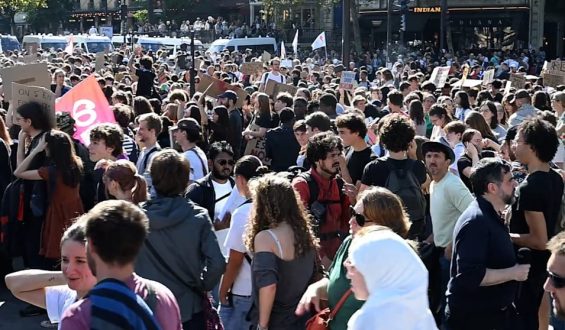 Die Eskalation der Schülerproteste in Frankreich