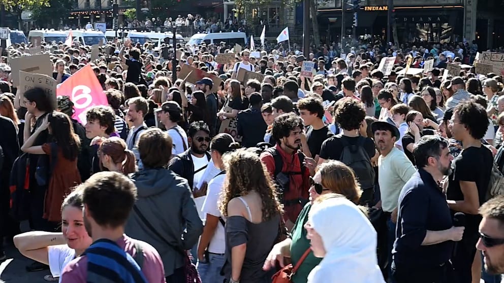 Die Eskalation der Schülerproteste in Frankreich