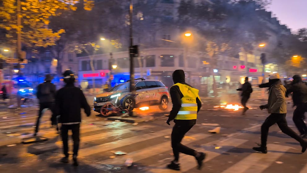 Proteste eskalieren in Paris: Angriffe auf Polizei und Plünderungen