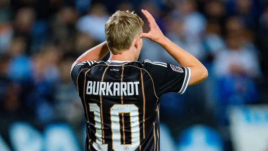 VAR-Entscheidung: Burkardts Tor aberkannt